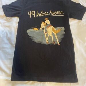 49 Winchester Black Graphic Tee NWT Unisex